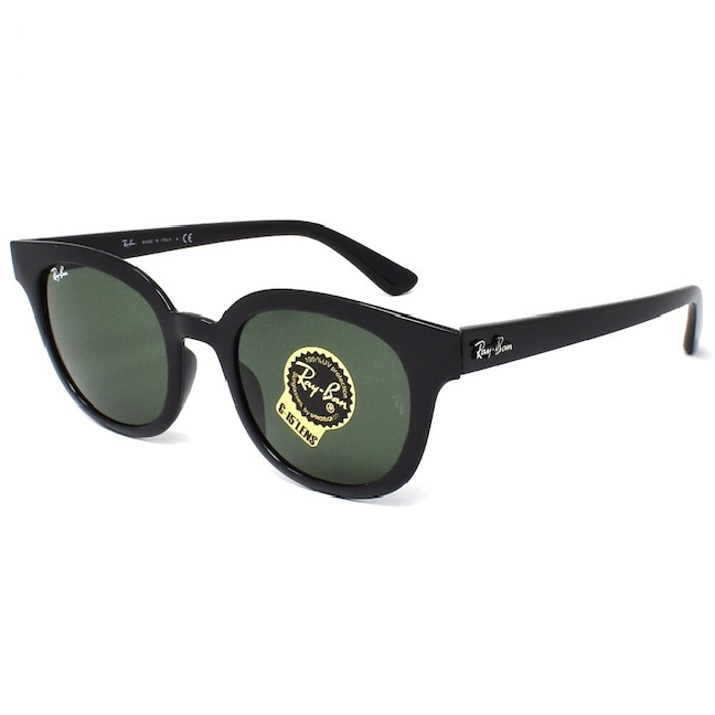 RayBan HIGHSTREET SUNGLASSES ASIAN FIT 0RB4324F 601/31 50 BLACK レイバン ハイストリート サングラス アジアンフィット ブラック